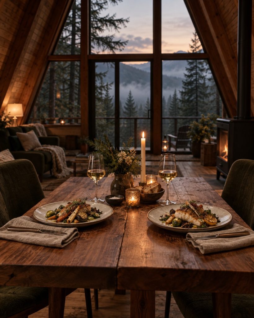 Private chef dinner